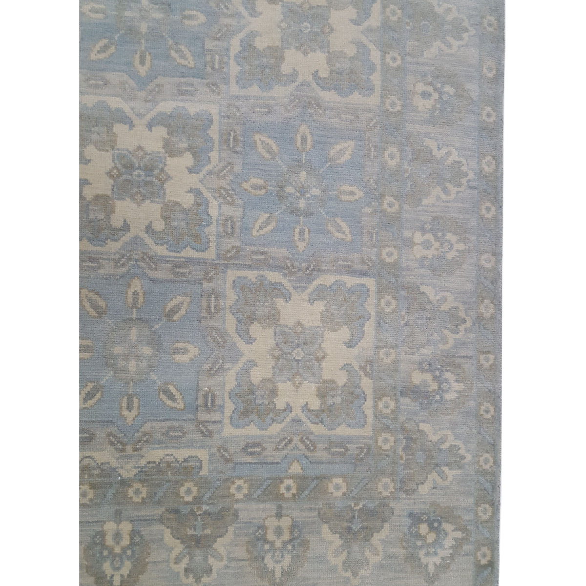 Pacific Khotan 39545 Beige Green Transitional Hand Knotted Rug