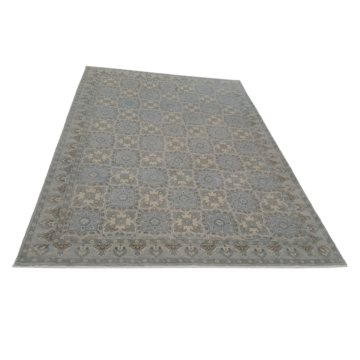 Pacific Khotan 39547 Beige Sky Transitional Hand Knotted Rug