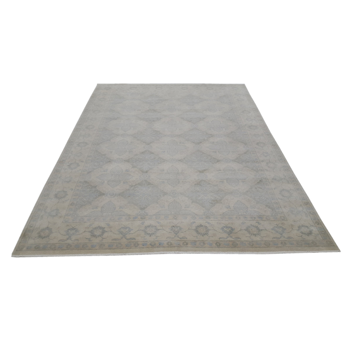 Pacific Khotan-In 39548 Beige Beige Transitional Hand Knotted Rug
