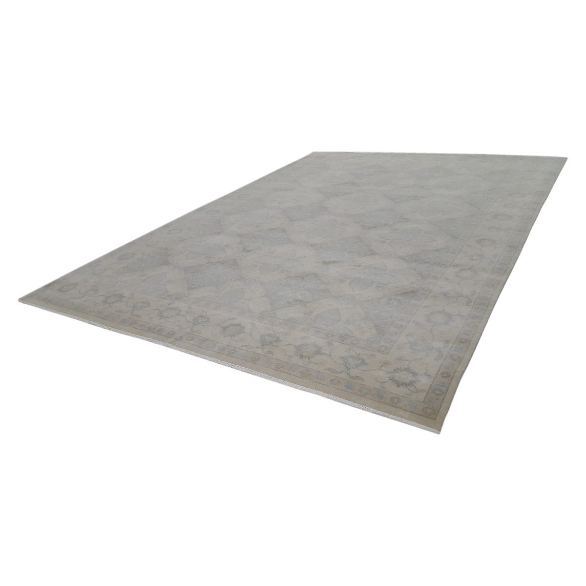 Pacific Khotan-In 39548 Beige Beige Transitional Hand Knotted Rug
