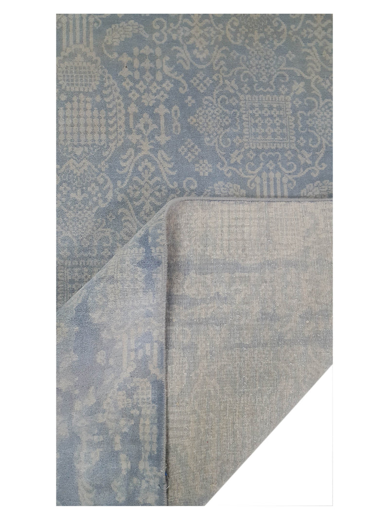 Pacific Jewel 39565 Silver Grey Transitional Hand Knotted Rug