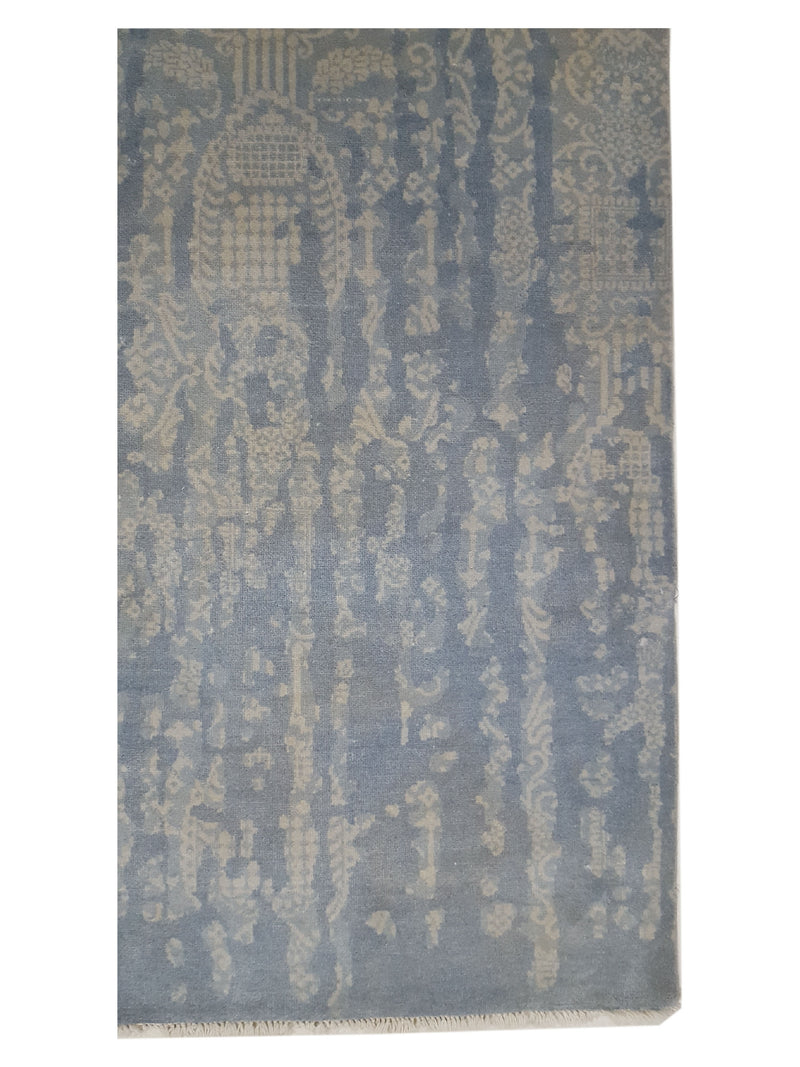 Pacific Jewel 39565 Silver Grey Transitional Hand Knotted Rug