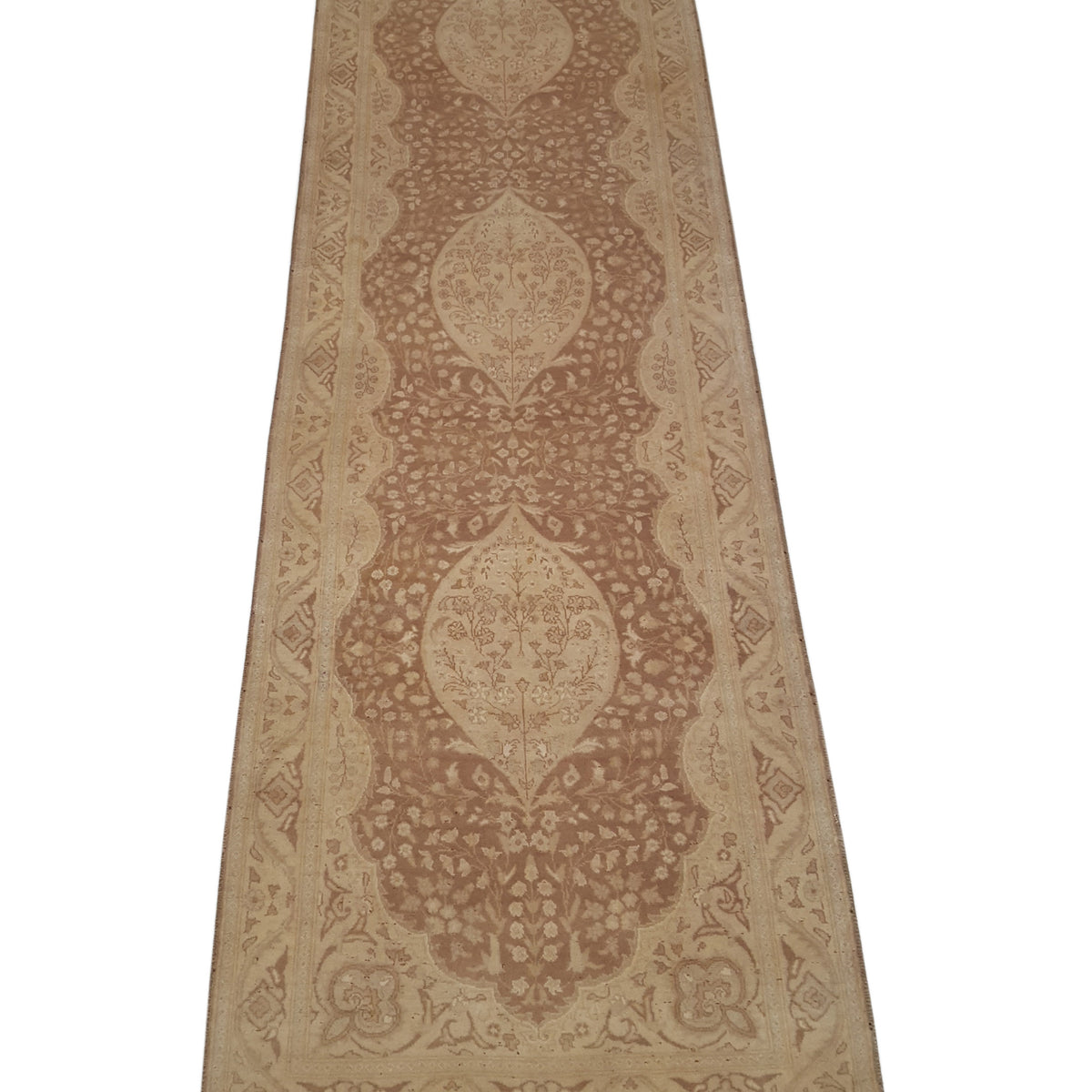 Pacific Classic 39593 Lt.Brown Gold Traditional Hand Knotted Rug