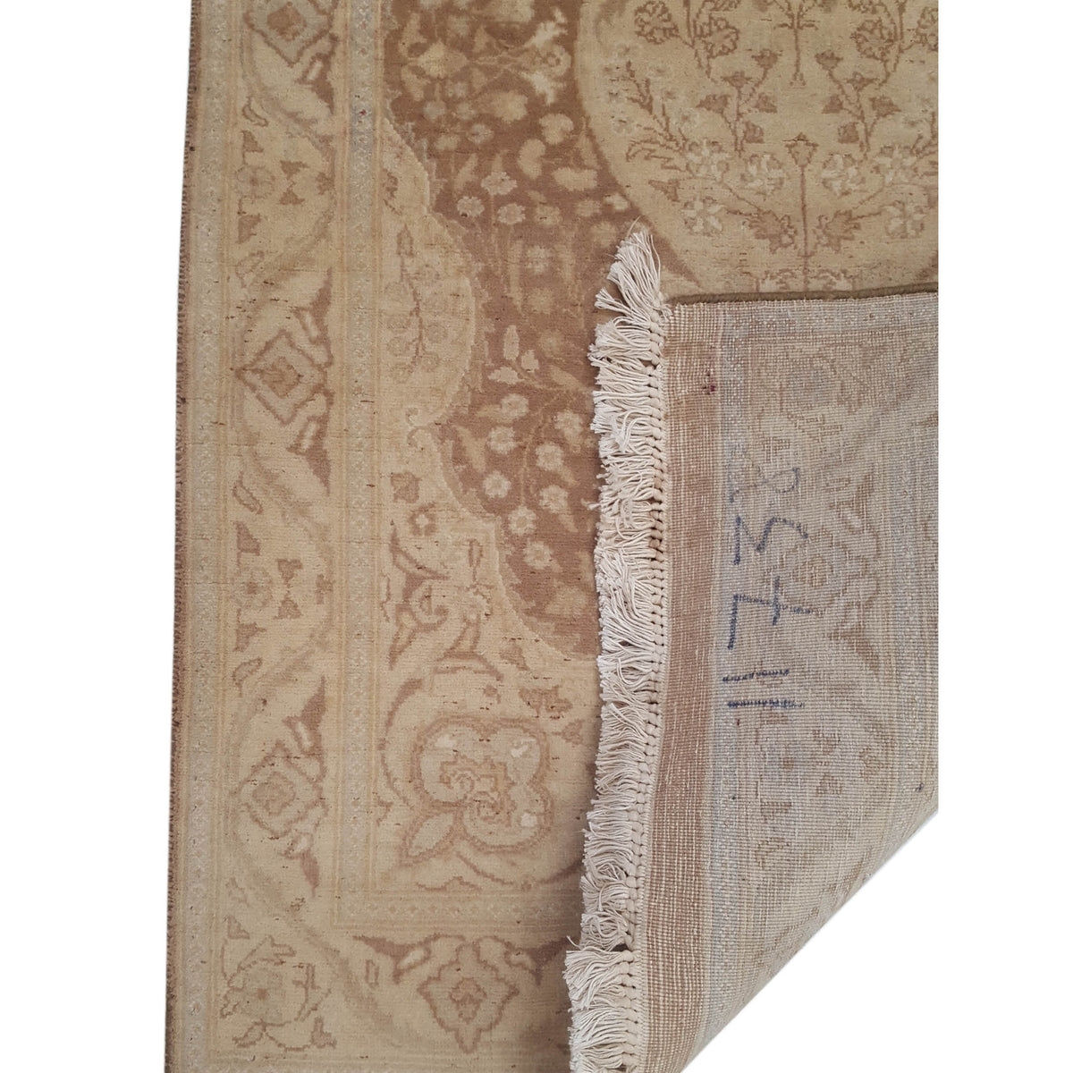 Pacific Classic 39593 Lt.Brown Gold Traditional Hand Knotted Rug