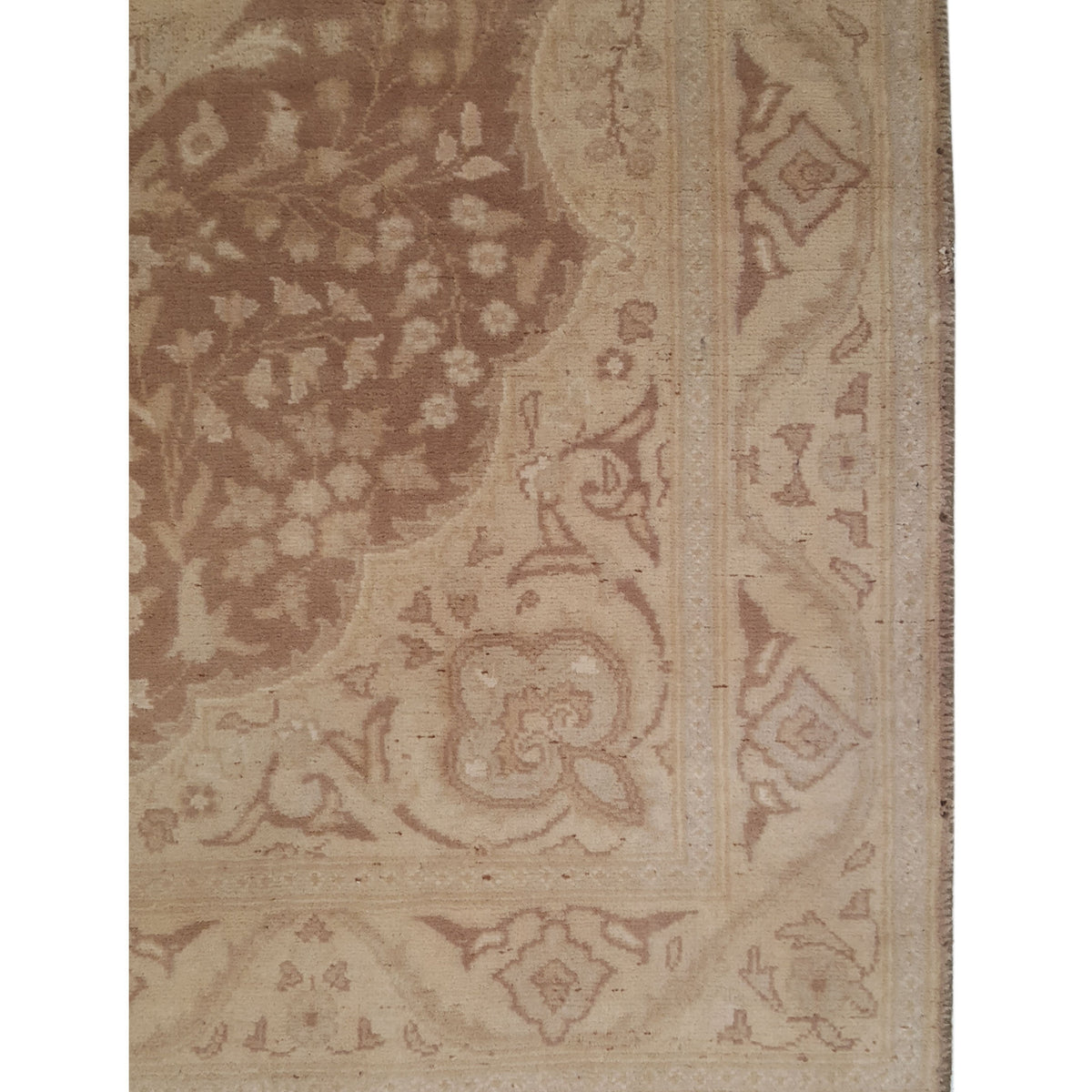 Pacific Classic 39593 Lt.Brown Gold Traditional Hand Knotted Rug