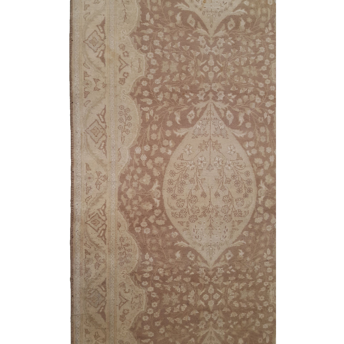 Pacific Classic 39593 Lt.Brown Gold Traditional Hand Knotted Rug