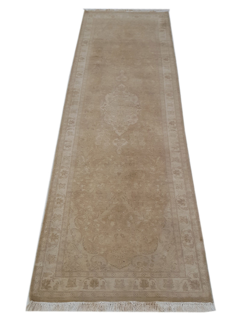 Pacific Classic 39594 Beige Ivory Traditional Hand Knotted Rug