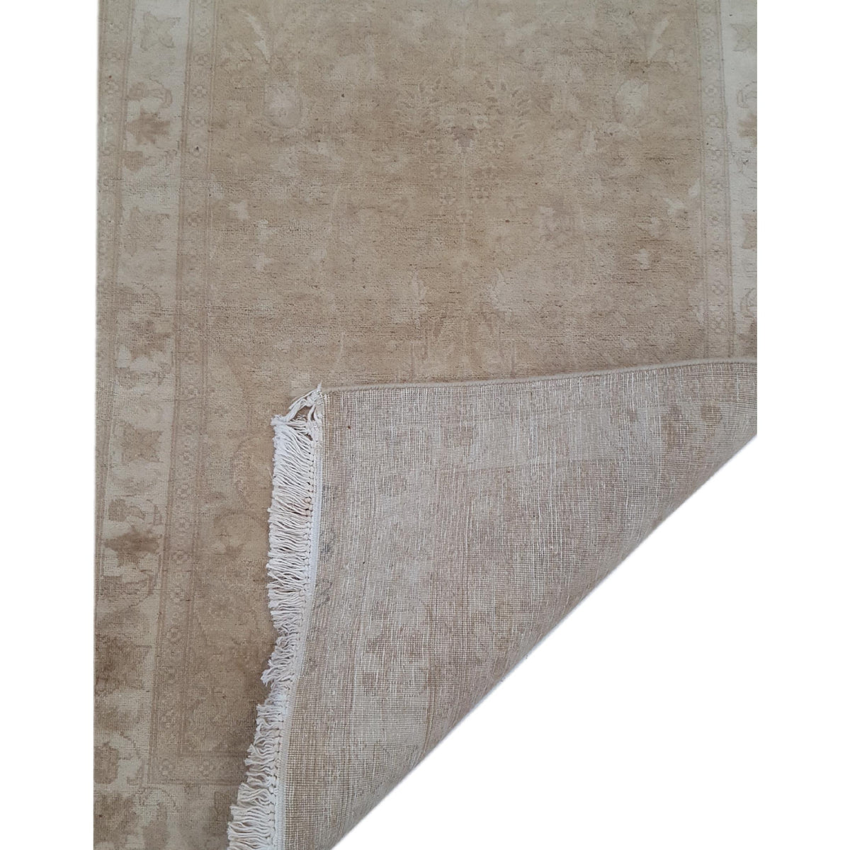 Pacific Classic 39594 Beige Ivory Traditional Hand Knotted Rug