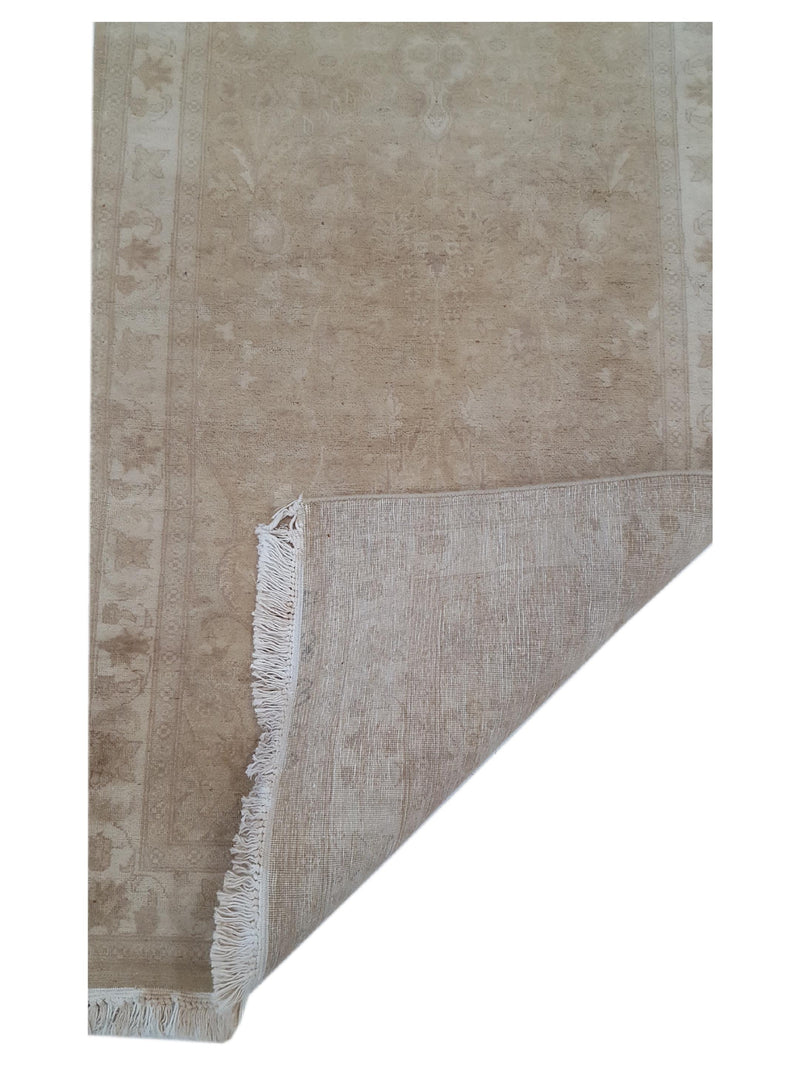 Pacific Classic 39594 Beige Ivory Traditional Hand Knotted Rug