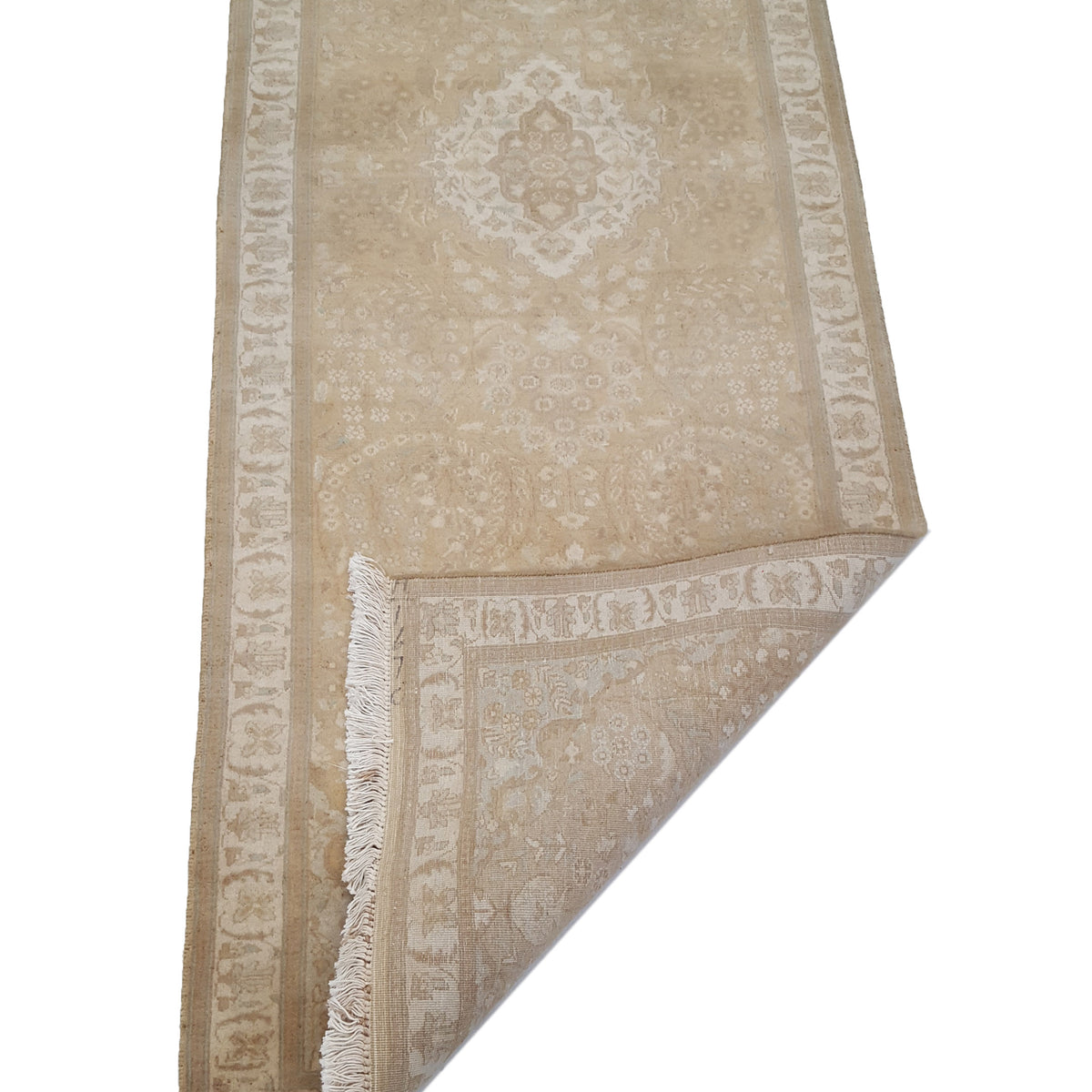 Pacific Classic 39596 Gold Ivory Traditional Hand Knotted Rug