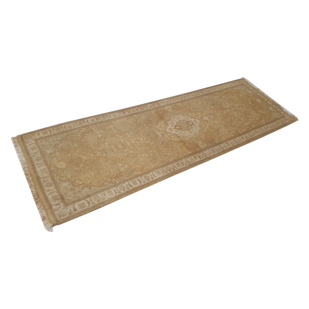Pacific Classic 39596 Gold Ivory Traditional Hand Knotted Rug