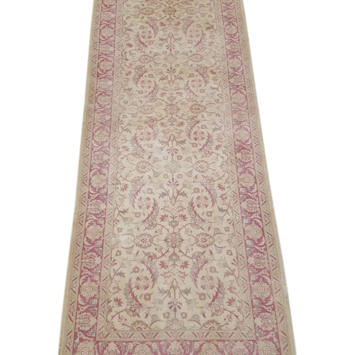 Pacific Classic 39597 Ivory Pink Traditional Hand Knotted Rug