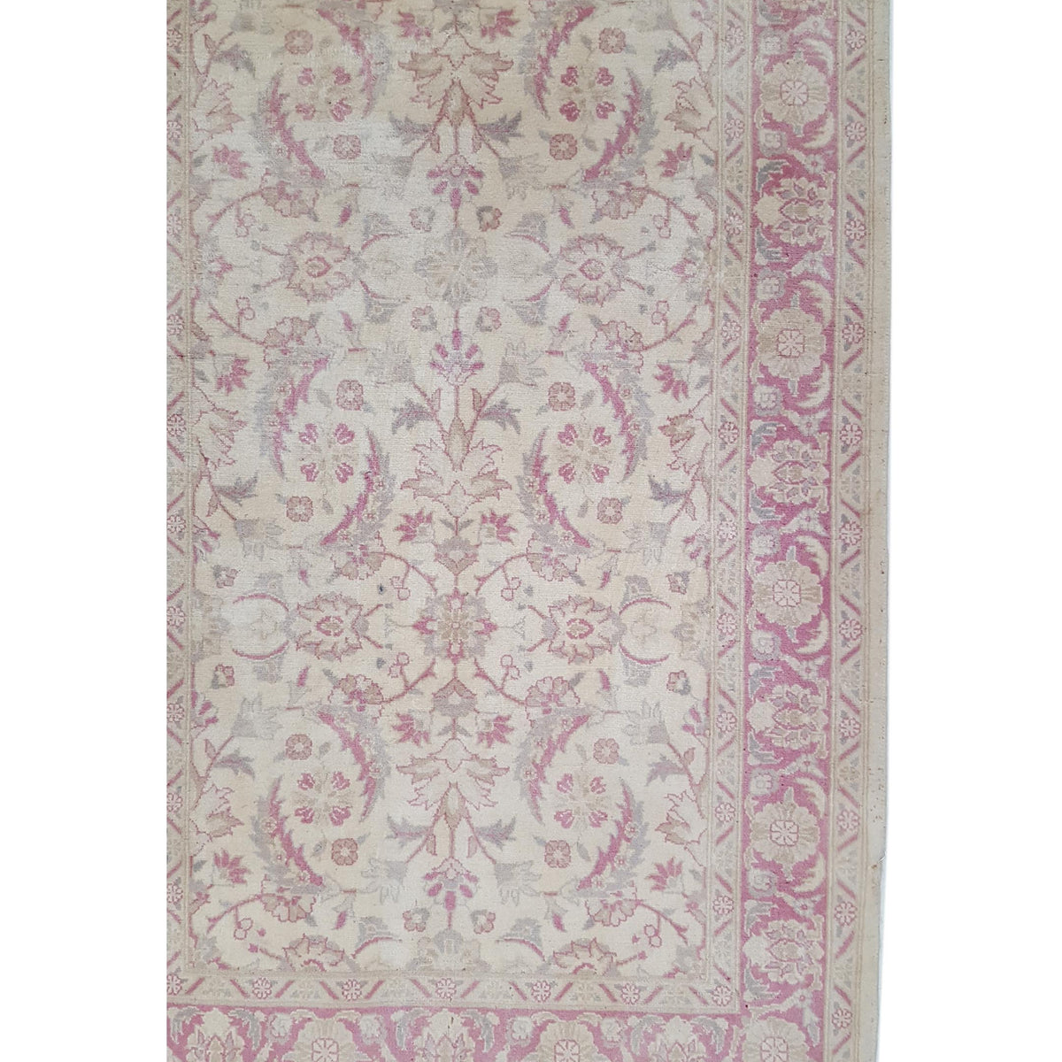 Pacific Classic 39597 Ivory Pink Traditional Hand Knotted Rug