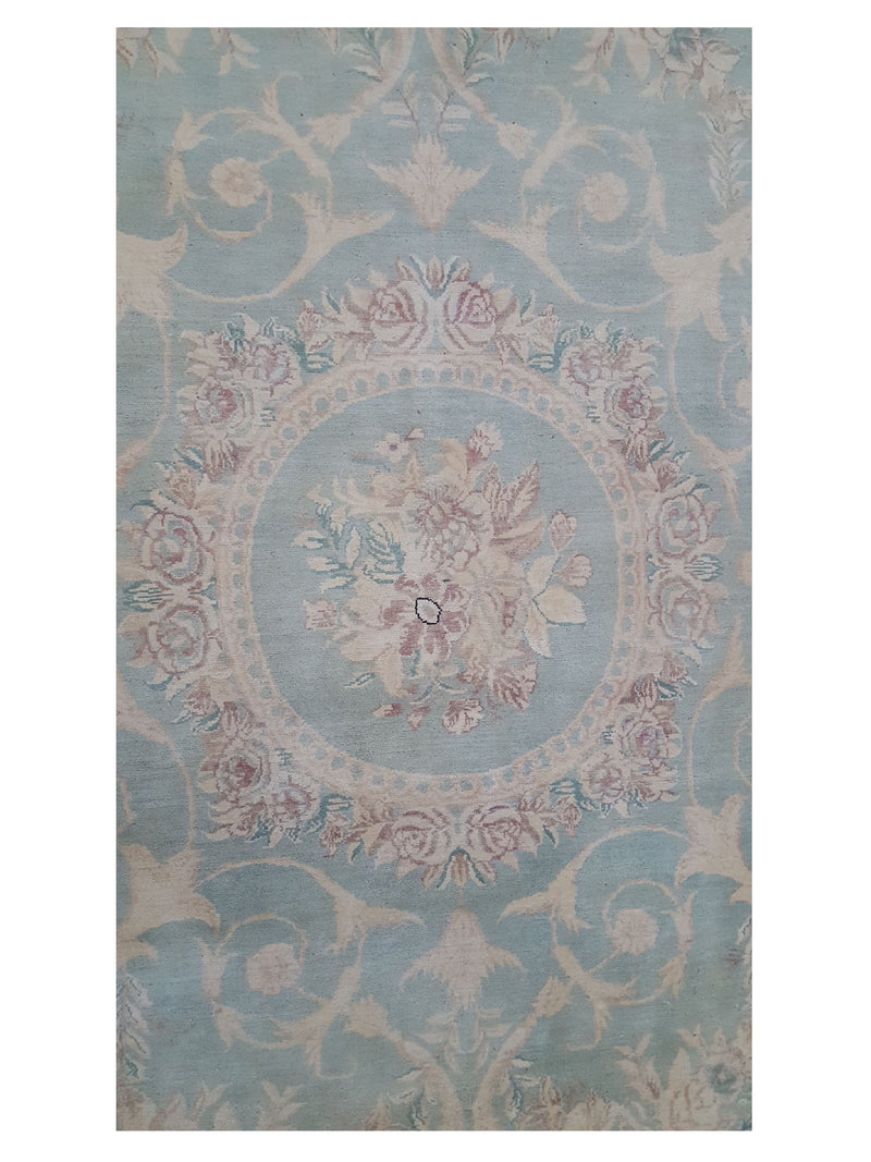 Pacific Classic 39601 Green Ivory Traditional Hand Knotted Rug