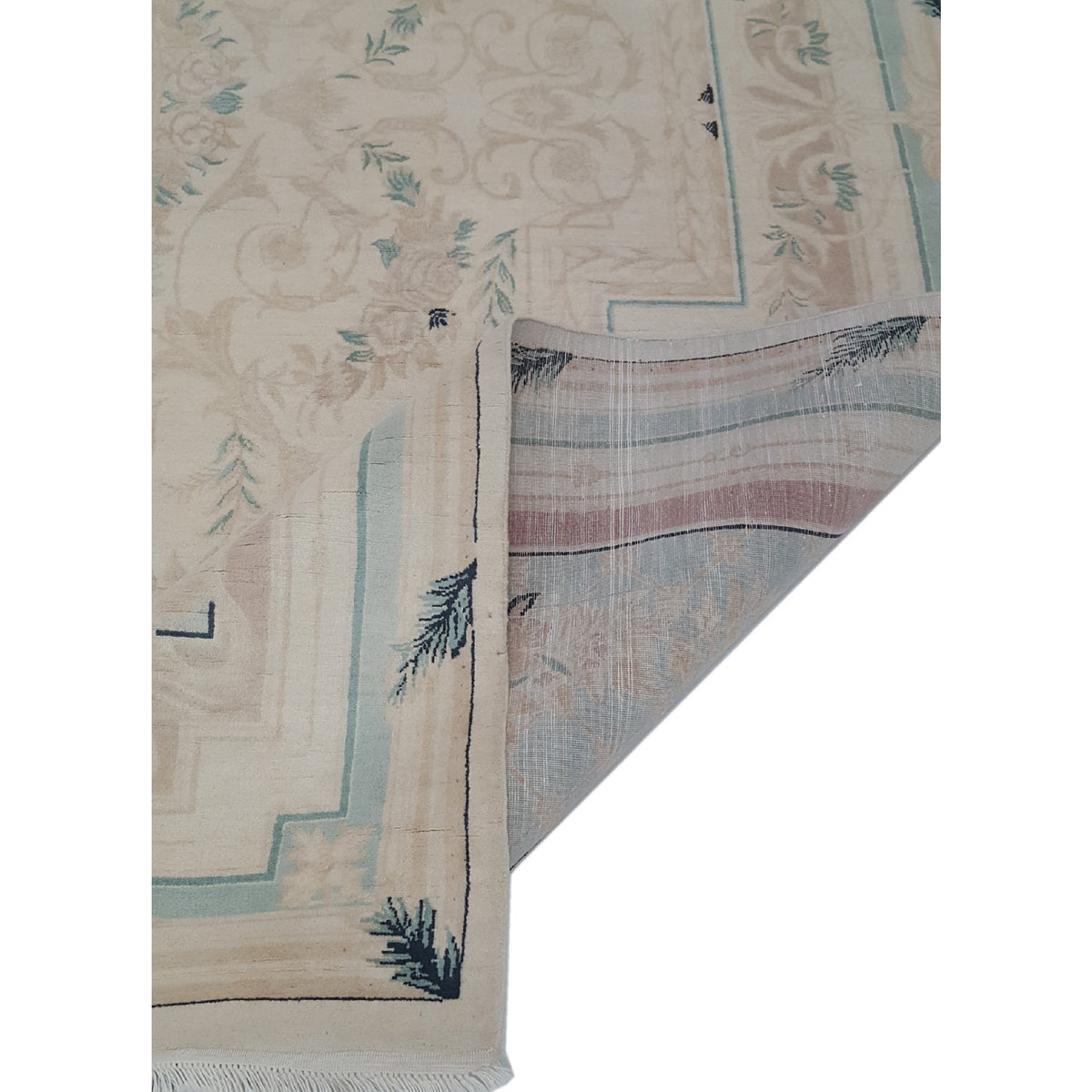 Pacific Classic 39603 Ivory Ivory Traditional Hand Knotted Rug
