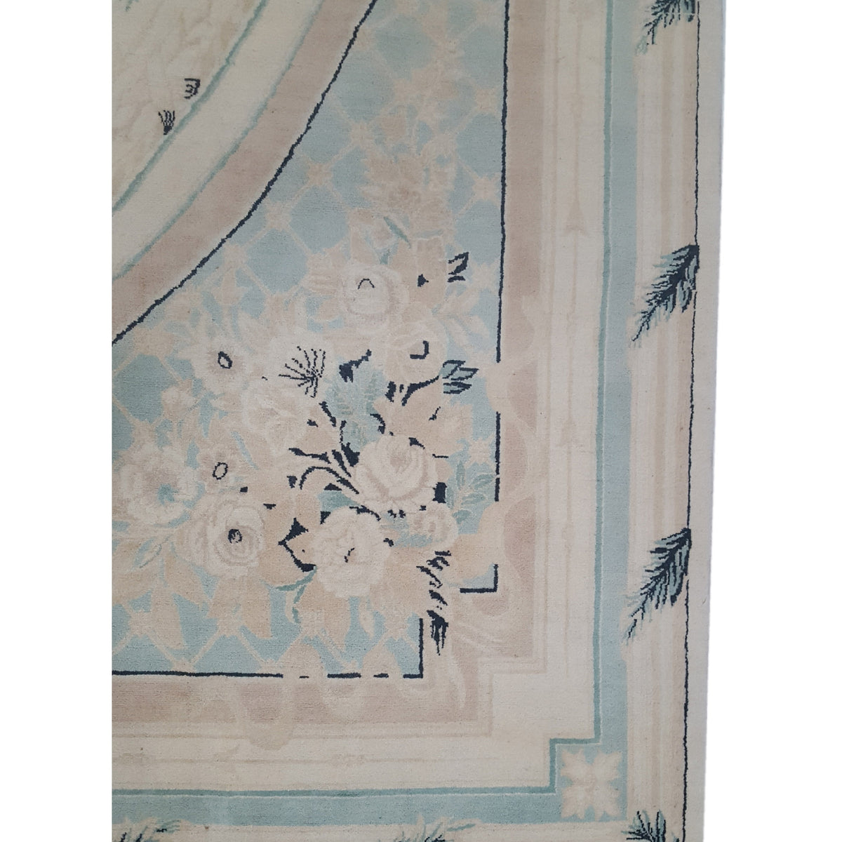Pacific Classic 39603 Ivory Ivory Traditional Hand Knotted Rug