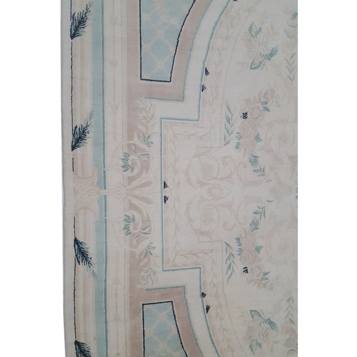 Pacific Classic 39603 Ivory Ivory Traditional Hand Knotted Rug