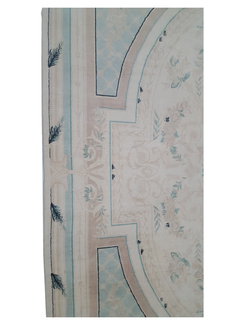 Pacific Classic 39603 Ivory Ivory Traditional Hand Knotted Rug