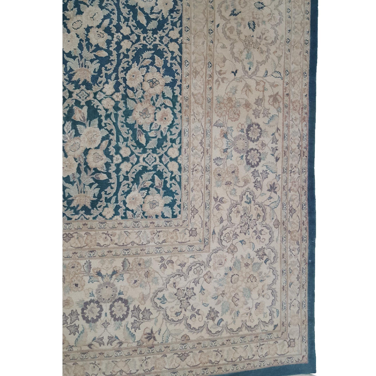Pacific Classic 39607 Green Ivory Traditional Hand Knotted Rug