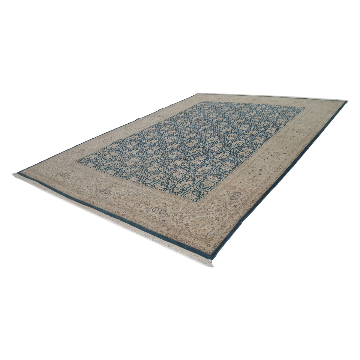 Pacific Classic 39607 Green Ivory Traditional Hand Knotted Rug