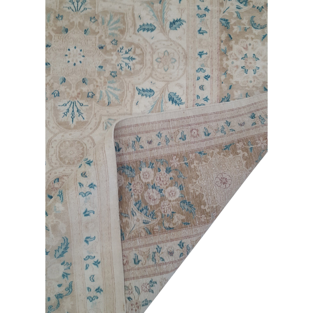 Pacific Classic 39608 Ivory Ivory Traditional Hand Knotted Rug