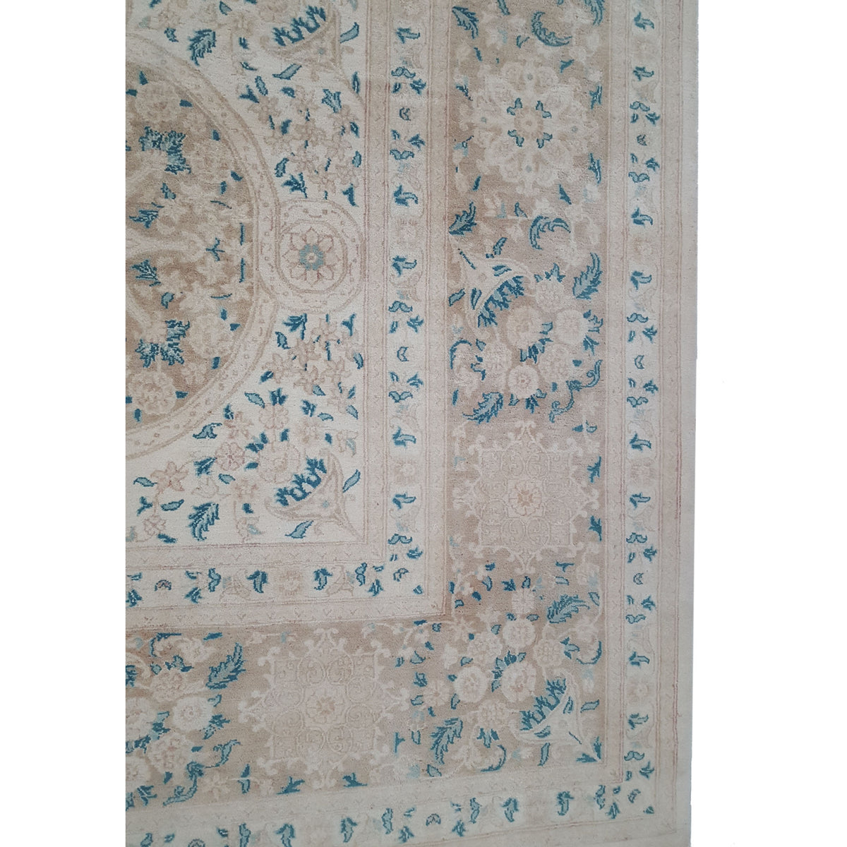 Pacific Classic 39608 Ivory Ivory Traditional Hand Knotted Rug
