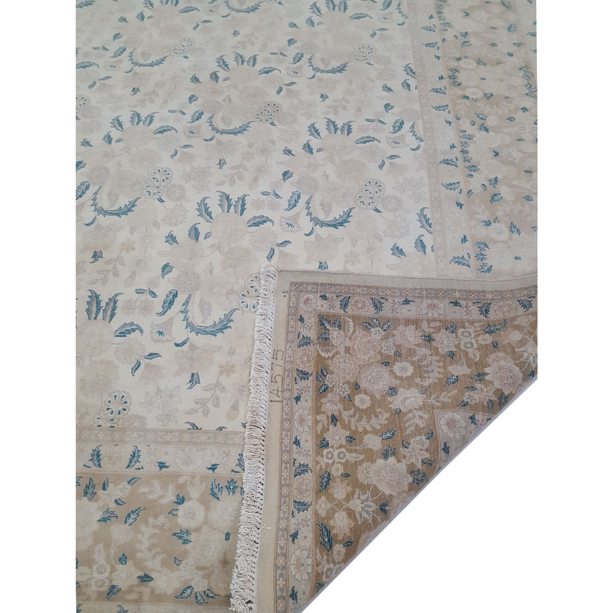 Pacific Classic 39611 Ivory Khaki Traditional Hand Knotted Rug