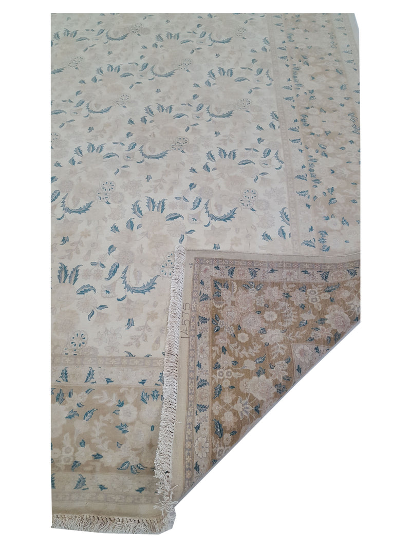 Pacific Classic 39611 Ivory Khaki Traditional Hand Knotted Rug