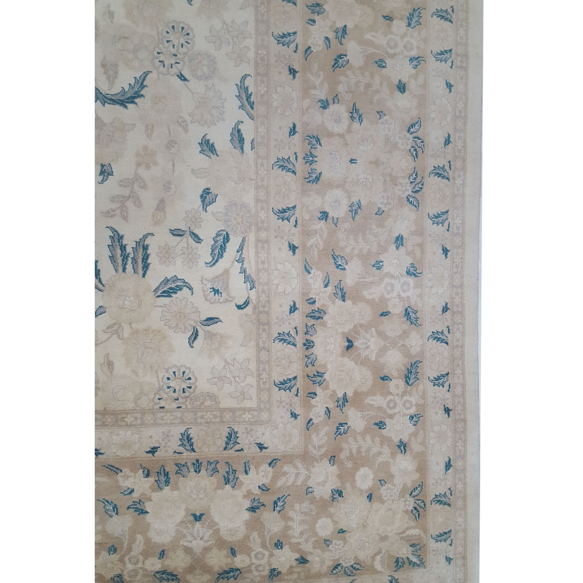 Pacific Classic 39611 Ivory Khaki Traditional Hand Knotted Rug