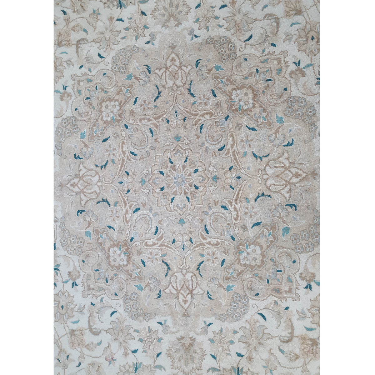 Pacific Classic 39613 Beige Beige Traditional Hand Knotted Rug