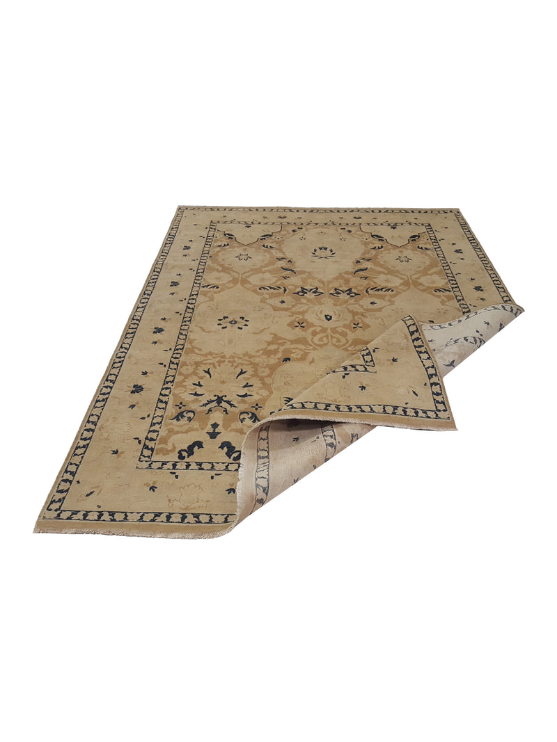 Pacific Ziegler 39619 Lt.Brown Beige Transitional Hand Knotted Rug