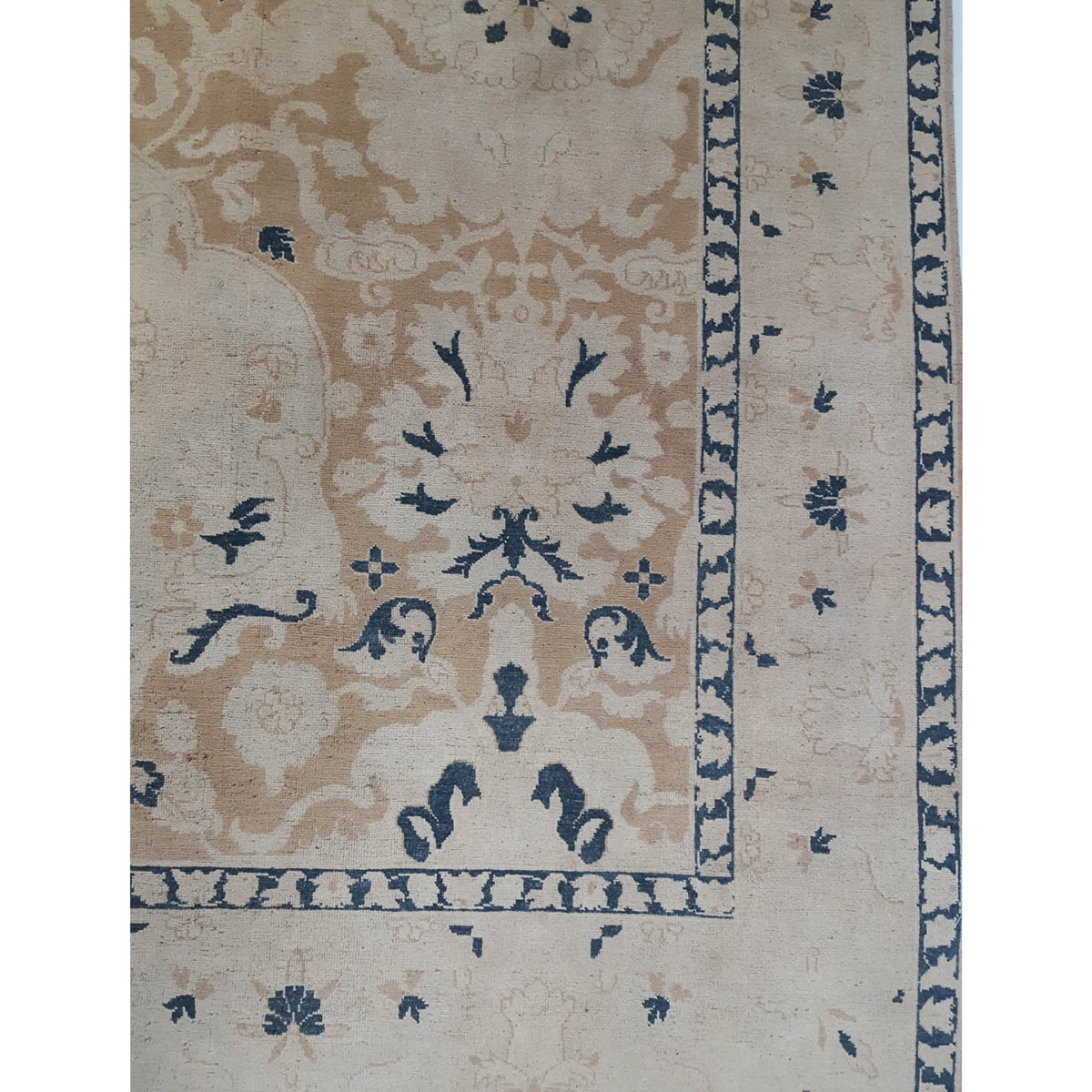 Pacific Ziegler 39619 Lt.Brown Beige Transitional Hand Knotted Rug