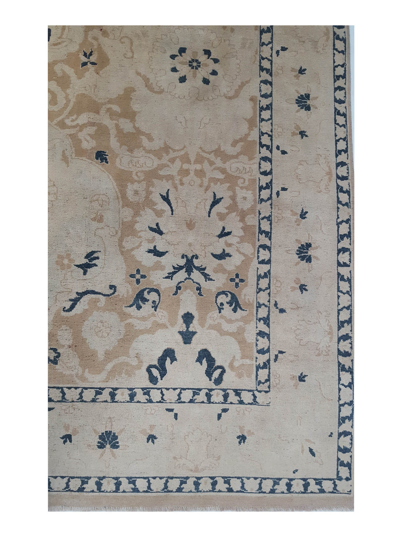 Pacific Ziegler 39619 Lt.Brown Beige Transitional Hand Knotted Rug