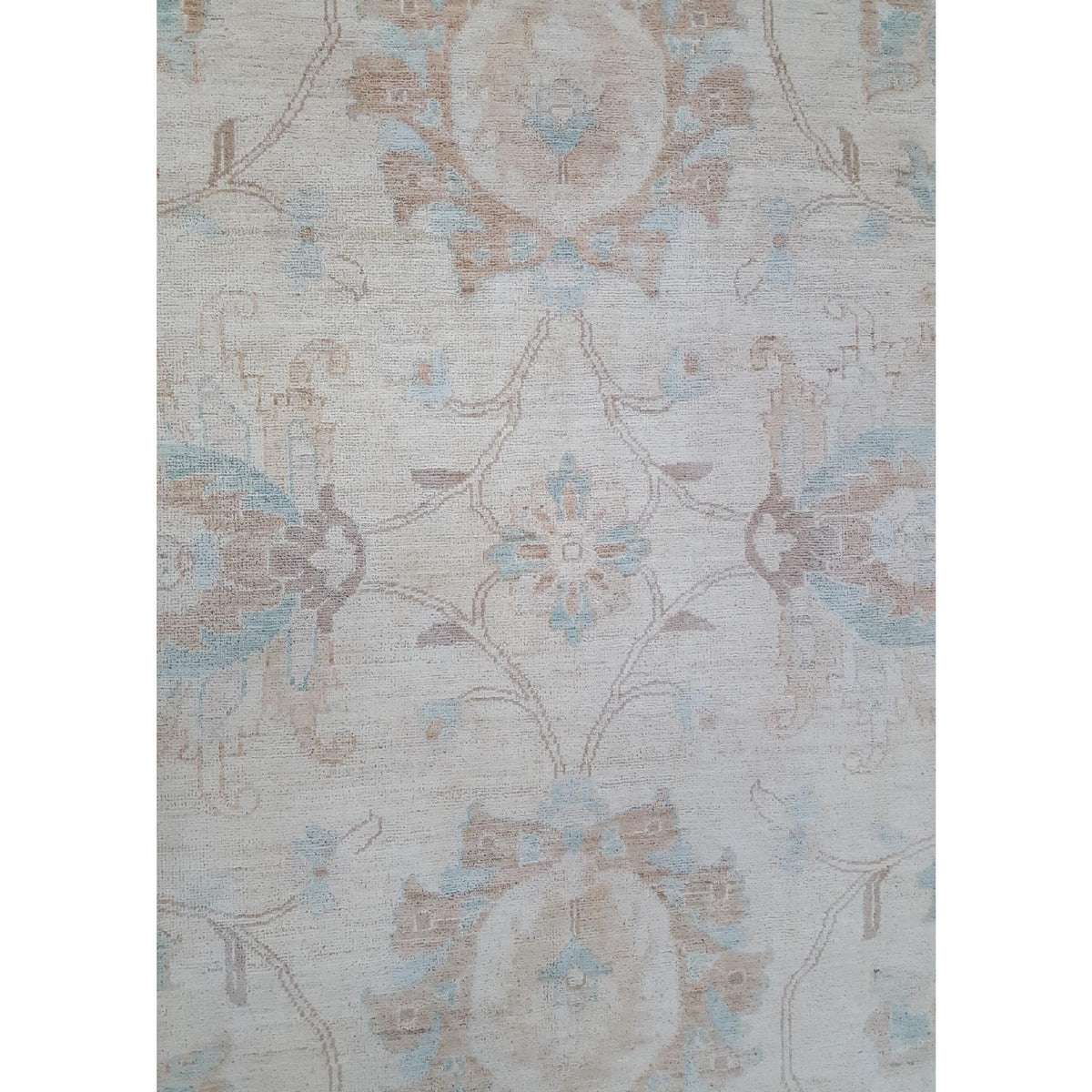 Pacific Ziegler 39632 Ivory Ivory Transitional Hand Knotted Rug
