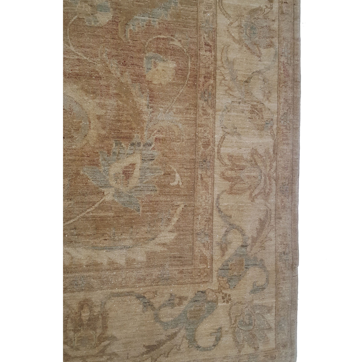 Pacific Ziegler 39637 Brown Beige Transitional Hand Knotted Rug