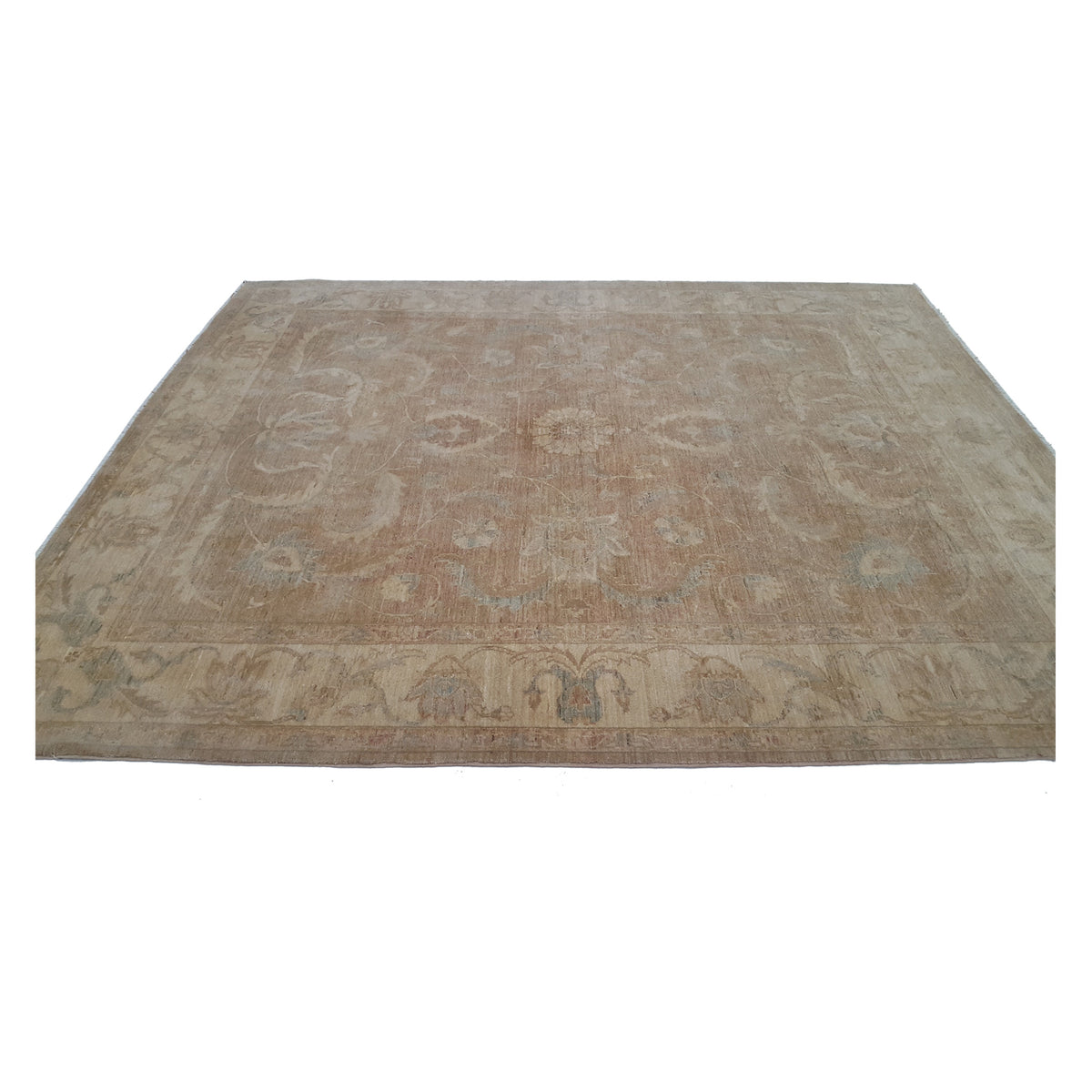 Pacific Ziegler 39637 Brown Beige Transitional Hand Knotted Rug