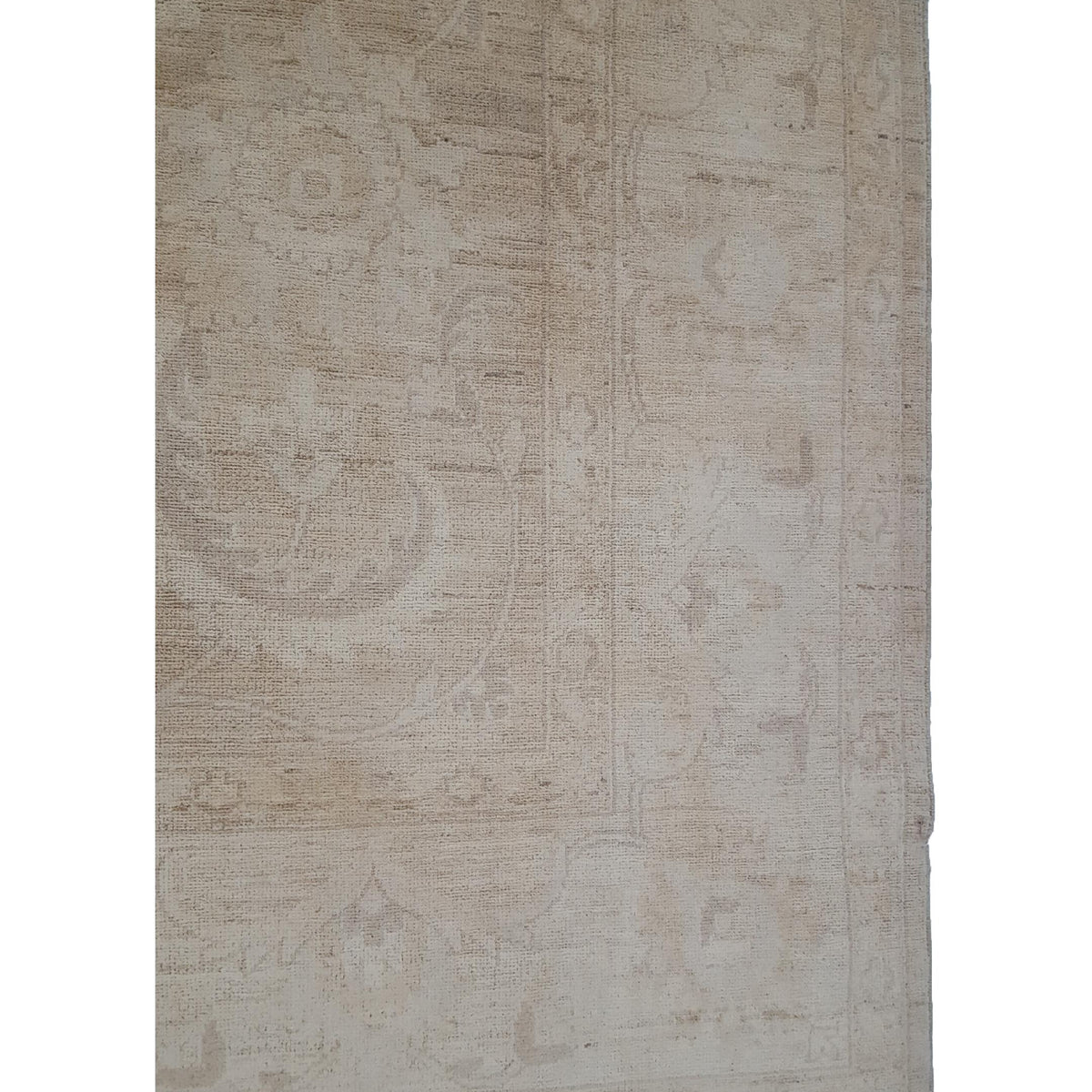 Pacific Ziegler 39647 Tan Beige Transitional Hand Knotted Rug