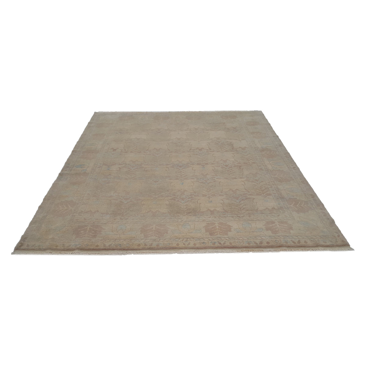 Pacific Ziegler 39648 Beige Lt.Brown Transitional Hand Knotted Rug