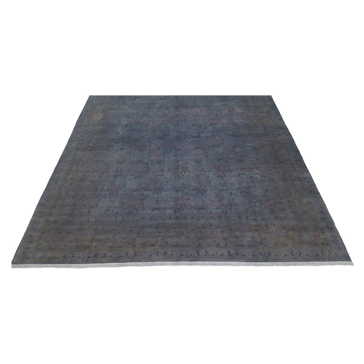 Pacific Classic 39682 Grey Grey Transitional Hand Knotted Rug