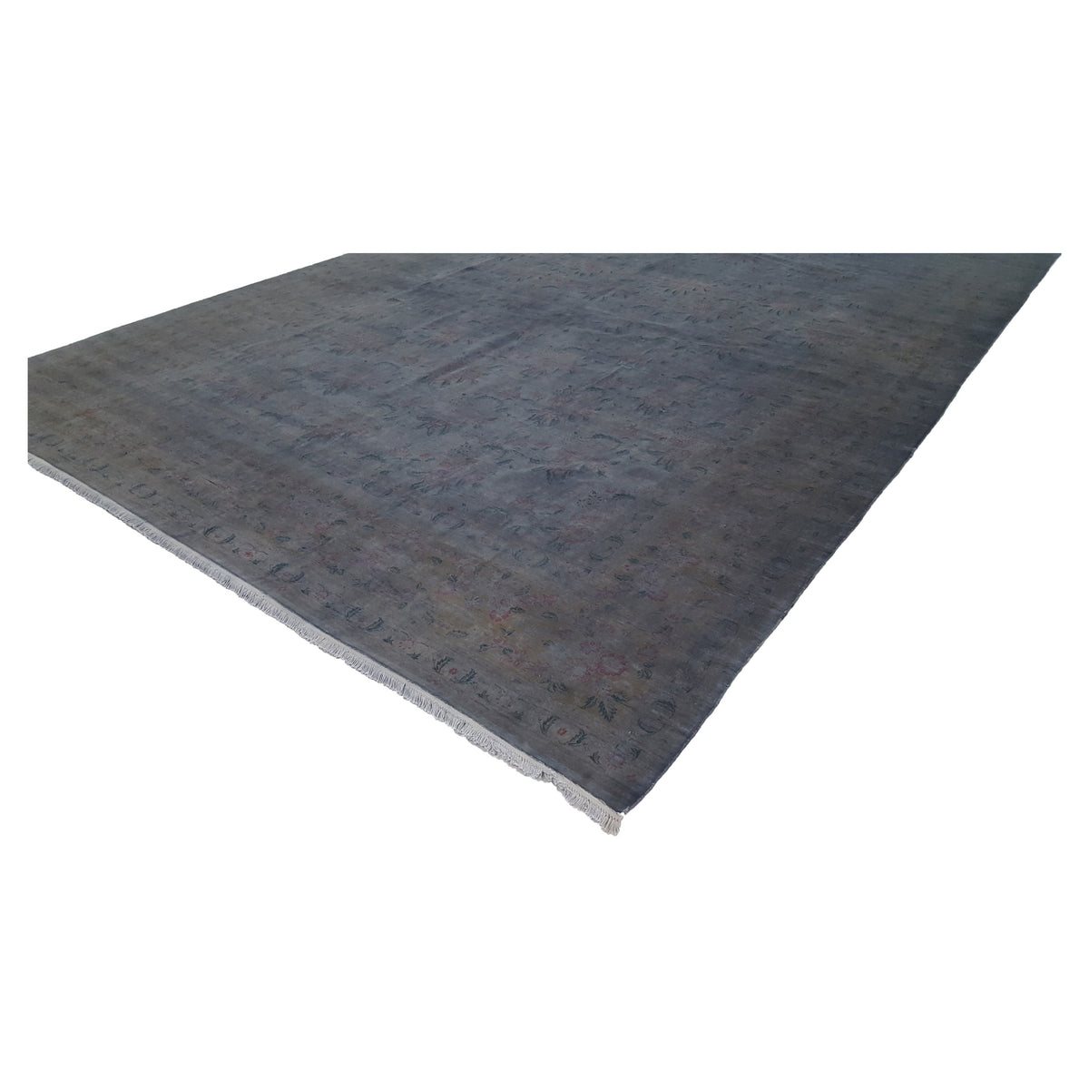 Pacific Classic 39682 Grey Grey Transitional Hand Knotted Rug
