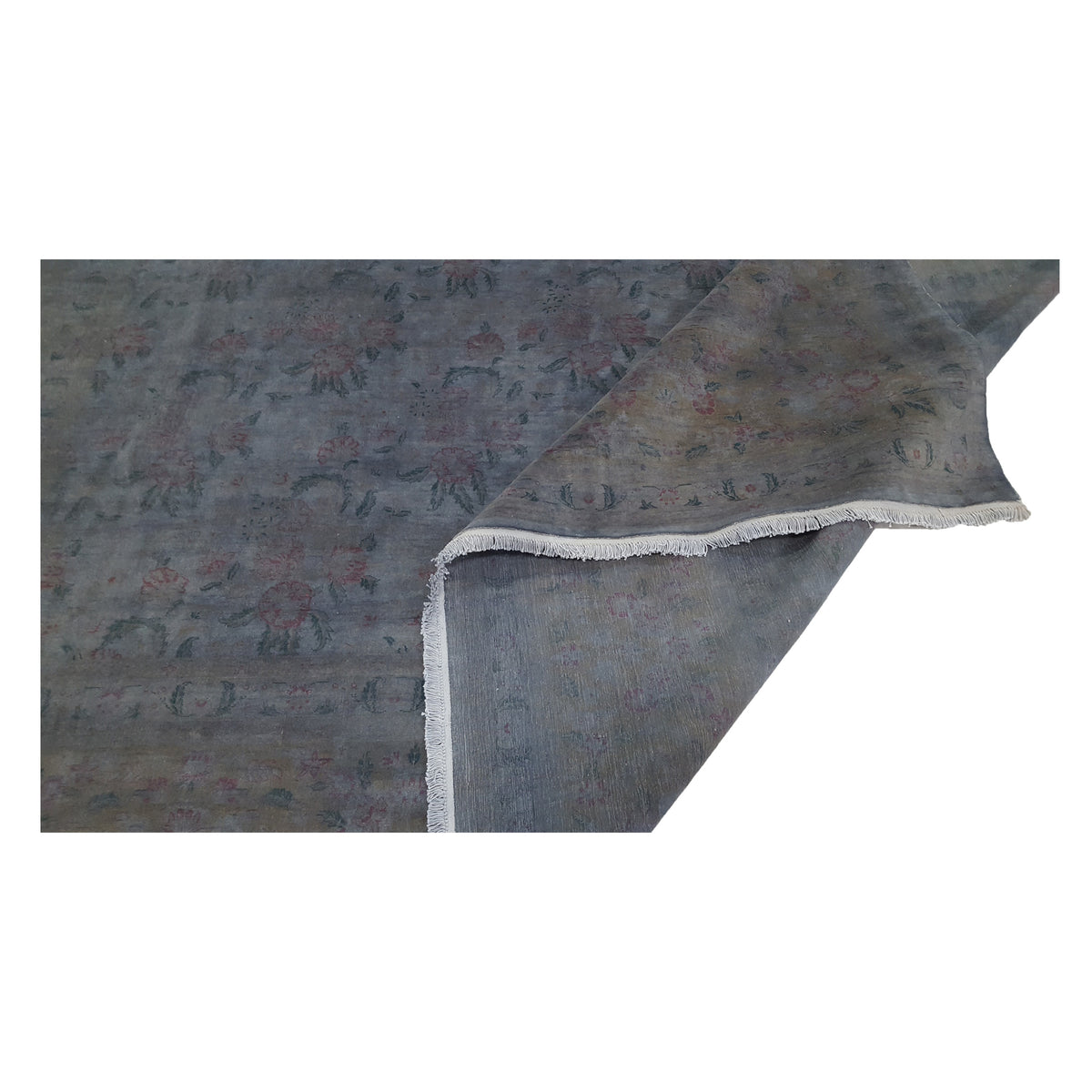 Pacific Classic 39682 Grey Grey Transitional Hand Knotted Rug