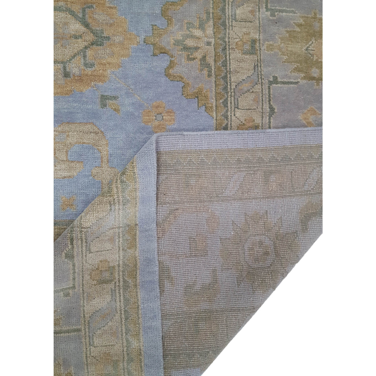Pacific Marco 39758 Silver Beige Transitional Hand Knotted Rug