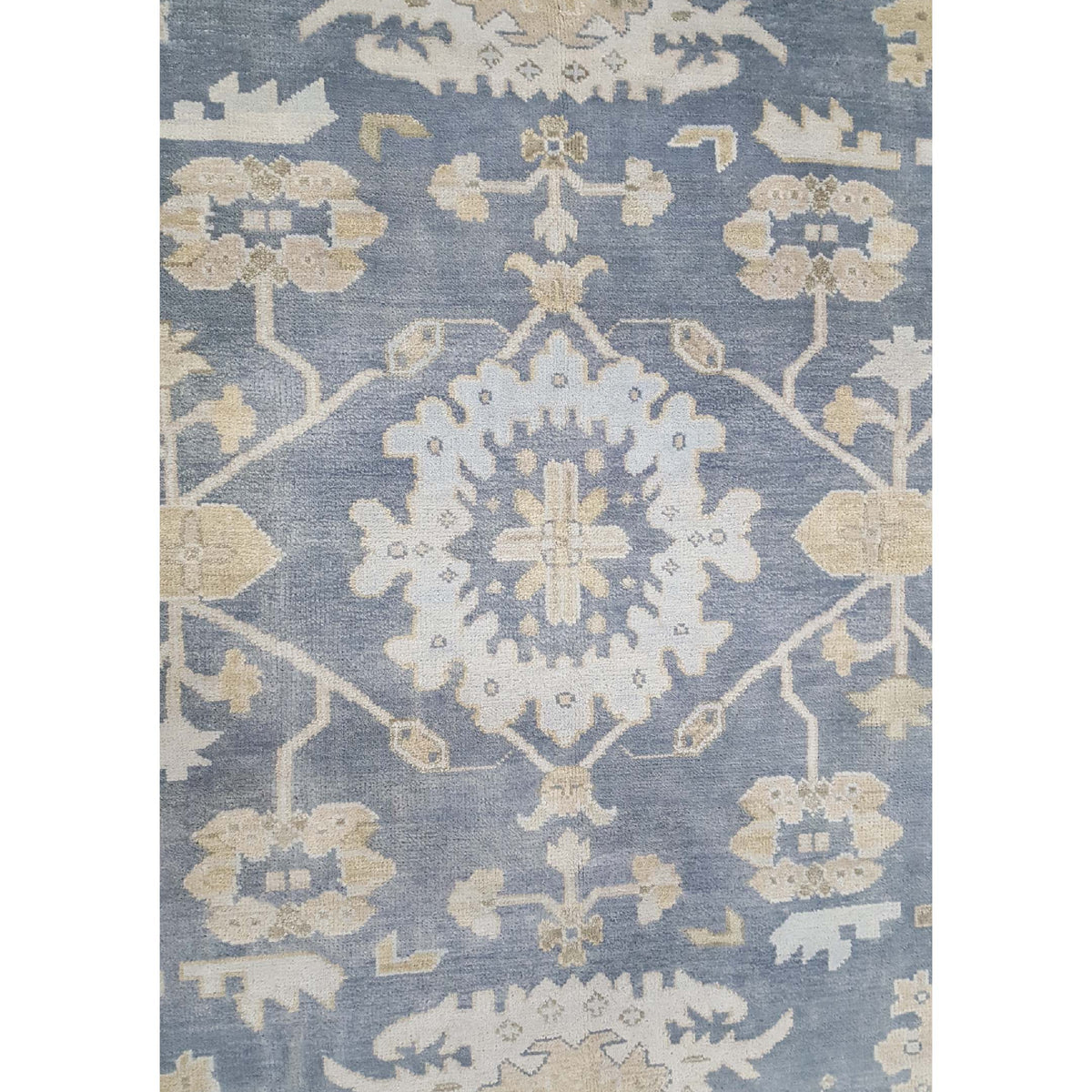 Pacific Marco 39772 Grey Beige Transitional Hand Knotted Rug