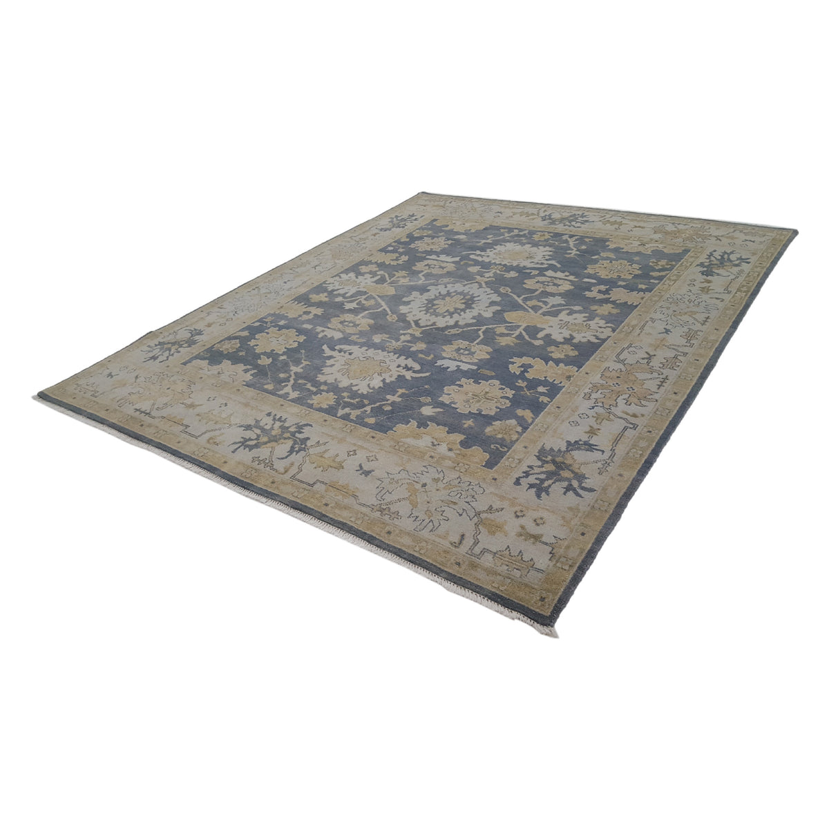 Pacific Marco 39772 Grey Beige Transitional Hand Knotted Rug