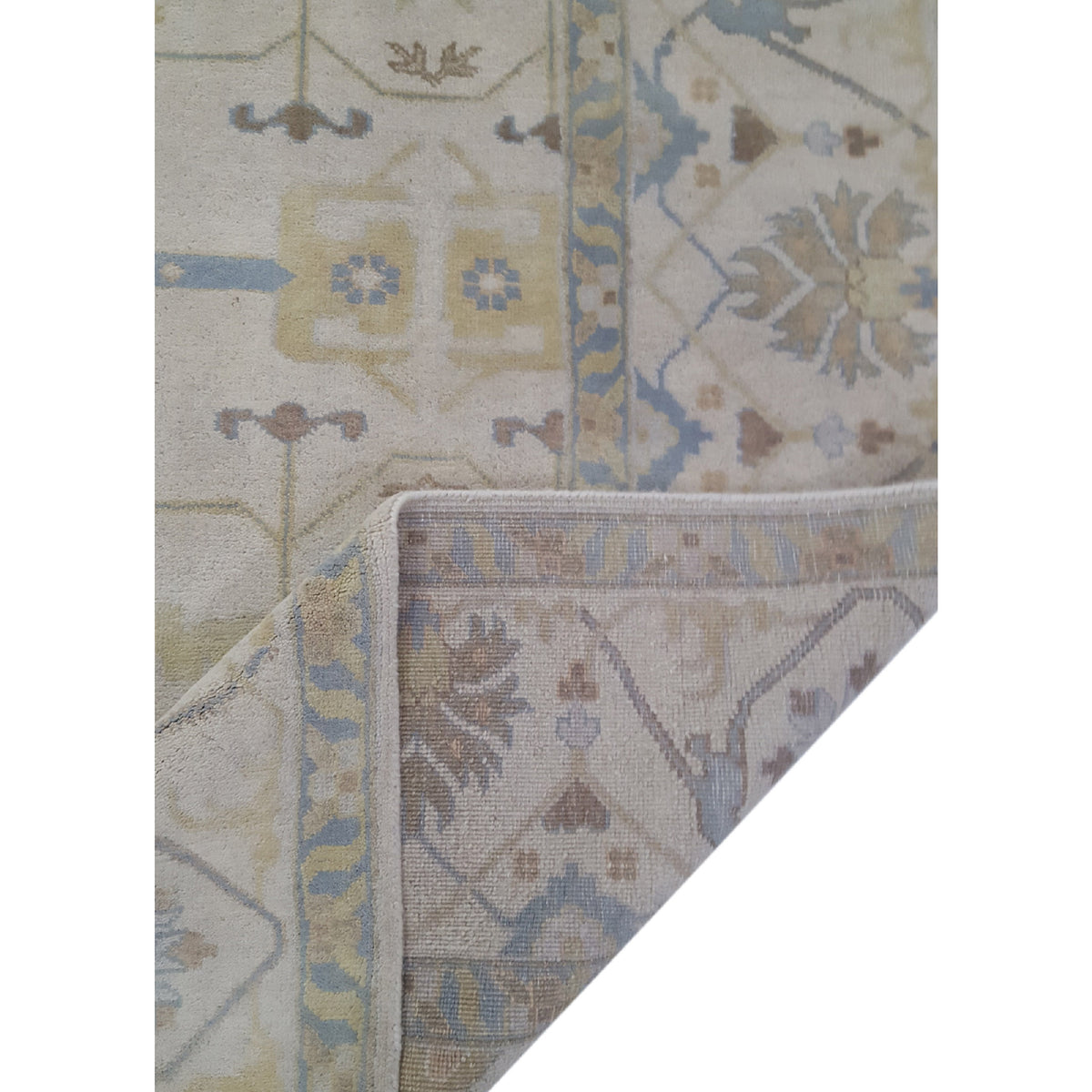 Pacific Marco 39777 Beige Beige Transitional Hand Knotted Rug