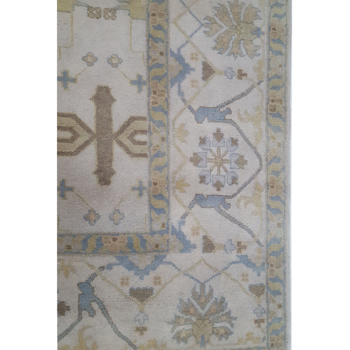 Pacific Marco 39777 Beige Beige Transitional Hand Knotted Rug