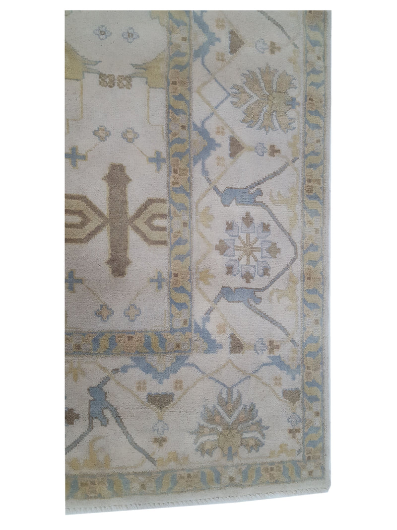 Pacific Marco 39777 Beige Beige Transitional Hand Knotted Rug