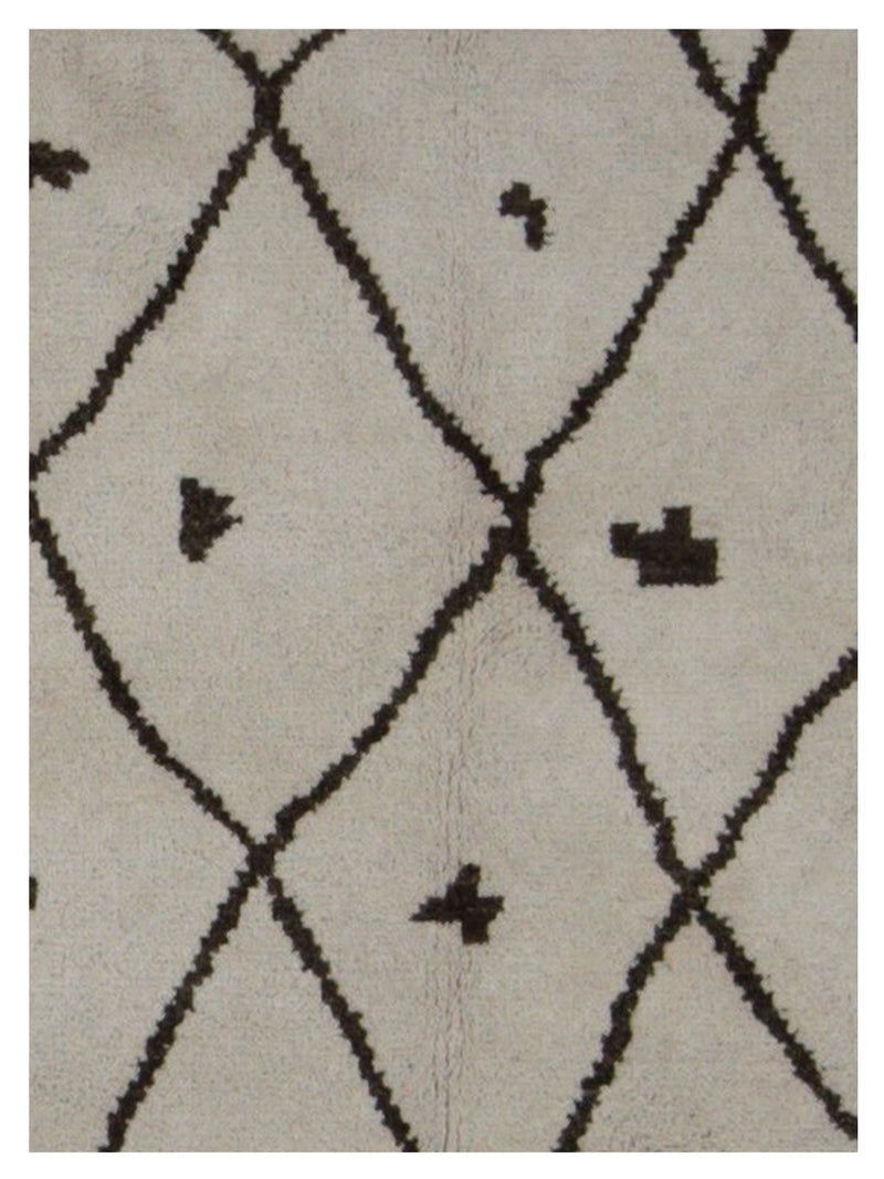 Pacific Moroccan I 39785 Beige Brown Transitional Hand Knotted Rug