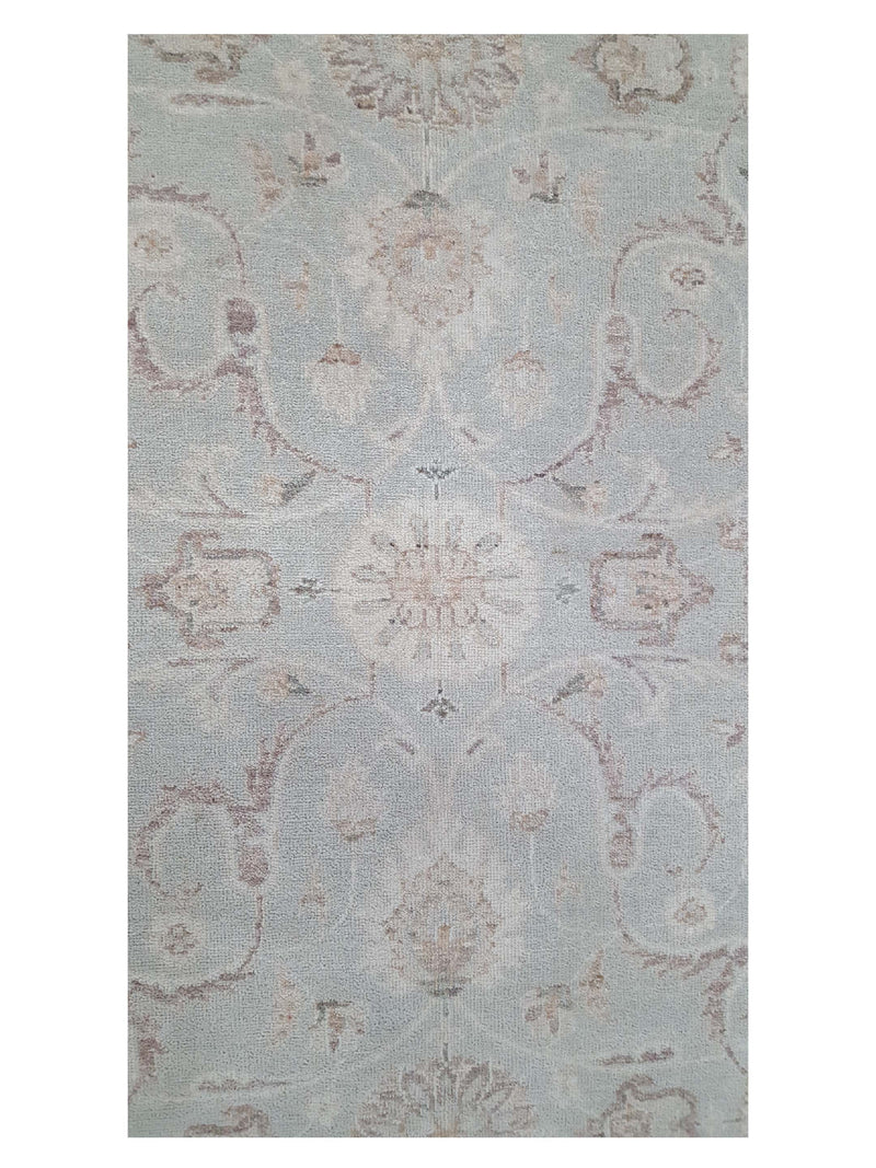Pacific Ziegler 39797 Lt.Green Ivory Transitional Hand Knotted Rug