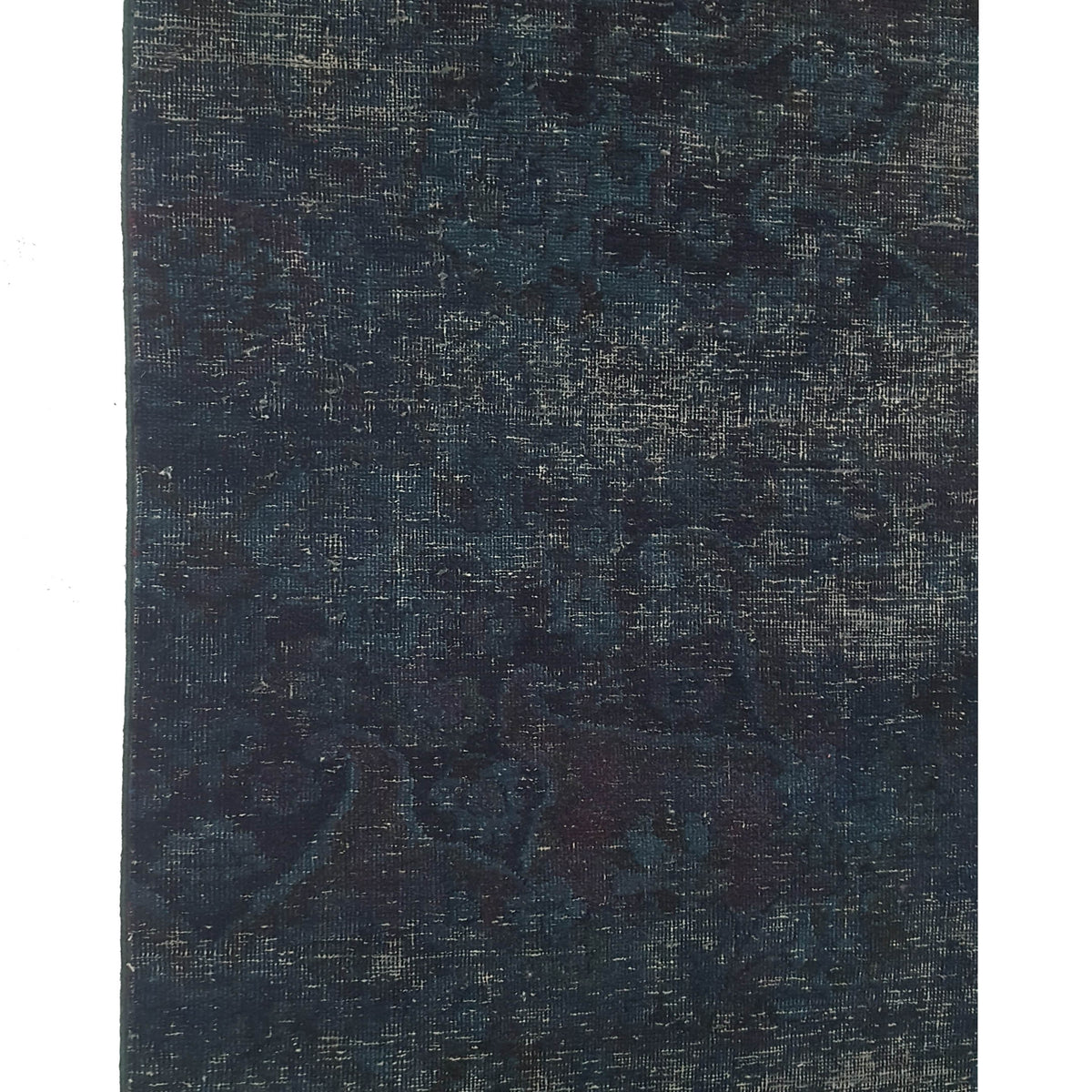 Pacific Overdyed 39799 Teal Teal Transitional Hand Knotted Rug